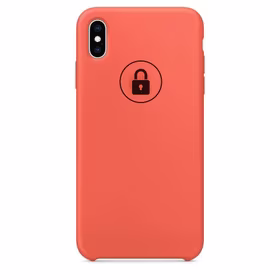 Dėklas "Silicone Case" skirtas iPhone Xs Max / Nectarine / su įpakavimu