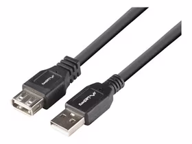 Lanberg CA-USBE-15CU-0018-BK USB prailginimo kabelis juodas