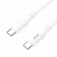 BWOO silikoninis laidas X329CC 65W USB-C 1m baltas