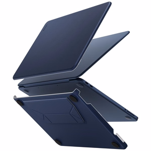 Uniq Lyden Versa dėklas, skirtas MacBook Neo – spalva: tamsiai mėlyna