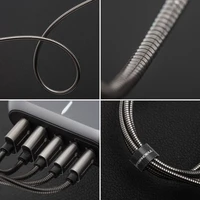 Kabelis (m) USB A į USB C Forcell F-Energy QC4.0 3A 66W C234 Metalinis 1 m sidabrinis