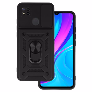 Чехол Slide Camera Armor для Xiaomi Redmi 9C чёрный