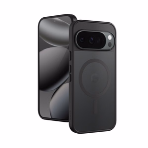 Crong Hybrid Matte Magnetic - MagSafe dėklas Google Pixel 10 Pro (juodas)