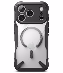 Ringke Fusion X Magnetic MagSafe dėklas iPhone 18 Pro Max / 17 Pro Max, juodas
