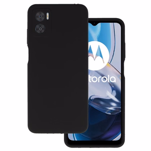 Silikoninis Lite dėklas Motorola Moto E22/E22i (m) - juodas (m)