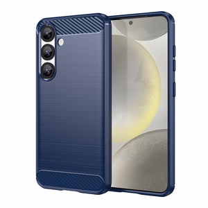 Carbon dėklas telefonui iPhone 16e - mėlynas