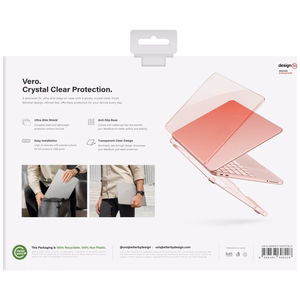 Uniq Vero Case for MacBook Neo - Translucent Pink