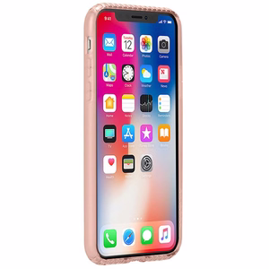 Incase Protective Guard dėklas, skirtas iPhone XS / X, rausvo aukso spalvos