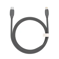 Baseus Jelly kabelis USB-C į Lightning, 20W, 1,2m (juodas)