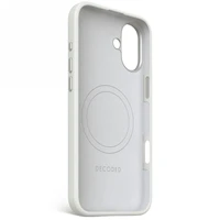 Decoded antimikrobinis silikoninis nugarėlės dėklas su MagSafe iPhone 16 Plus - pilkas