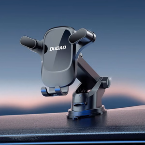 Dudao F5PRO+ automobilinis laikiklis su siurbtuku - juodas