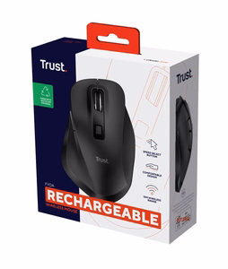 Trust Fyda kompiuterio pelė Biuras Dešinės rankos RF Wireless + USB Type-A Optinis 2400 DPI
