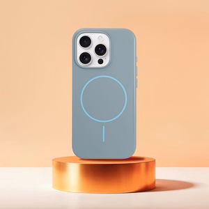 Blizgus magnetinis dėklas telefonui, suderinamas su MagSafe, skirtas IPHONE 17 PRO MAX, mėtų spalvos