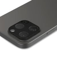 Spigen Optik.tR Apsauginis stiklas kamerai iPhone 14 Pro / Pro Max / 15 Pro / Pro Max / 16 Pro / Pro Max - Juodas 2 vnt.
