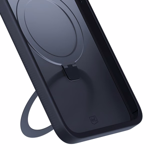 3mk dūminis magnetinis dėklas telefonui su stovu Samsung Galaxy S25+ - juodas