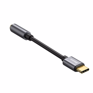 Audio adapteris Baseus L54 Type-C to 3.5mm pilkas CATL54-0G
