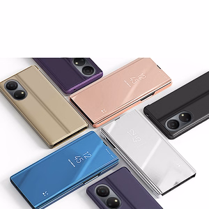 Dėklas telefonui Clear View Honor X7 / Honor Play 30 Plus flip dėklas juodas