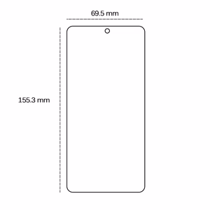 Grūdintas stiklas 2,5D Oppo Reno 11F 5G (Global)