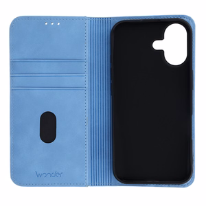 Wonder Smart dėklas iPhone 17 rūko mėlynas
