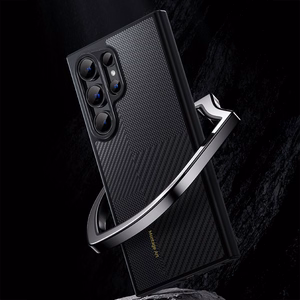 Benks Montage Magnetinis Armor Pro Kevlar Dėklas Metalinis Rėmas 600D+1500D (MA41) Samsung Galaxy S24 Plus juodas