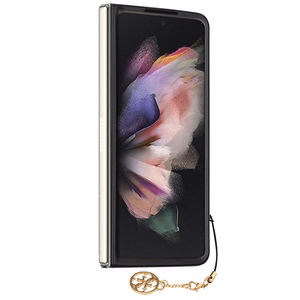 Dėklas telefonui Samsung Galaxy Z Fold5 (4G Charms Collection) – rudas