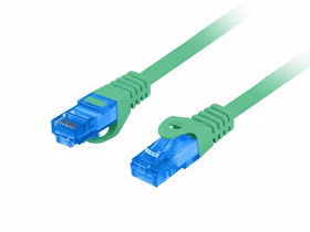 LANBERG PATCHCORD S/FTP CAT.6A 0.5M žalias LSZH