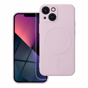 SILICONE MAG COVER dėklas telefonui, suderinamas su MagSafe, IPHONE 13 Mini rožinis
