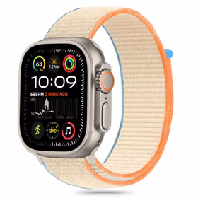 Tech-Protect Nailoninė apyrankė Apple Watch 6 / 7 / 8 / 9 / 10 / SE / Ultra 1 / 2 (44 / 45 / 46 / 49 MM) - smėlio spalvos