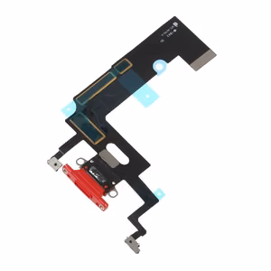 Lanksčioji jungtis skirta iPhone XR įkrovimo kontaktų, su mikrofonu Red ORG