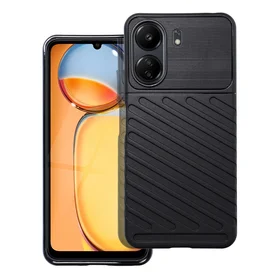 THUNDER dėklas telefonui (m) XIAOMI Redmi 13C / POCO C65 juodas (m)