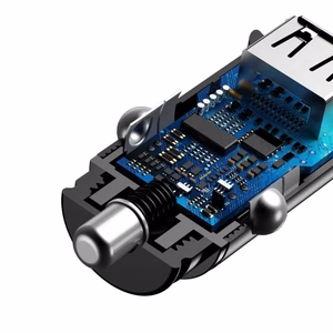 Automobilinis įkroviklis Baseus CCALL-YS01 juodas 30W (1xPD / 1xQC3.0)