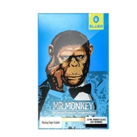 5D Mr. Monkey stiklas - Samsung Galaxy S22 juodas (Strong Lite)