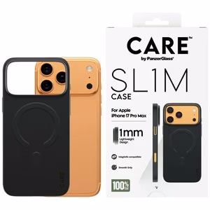 CARE by PanzerGlass SL1M MagSafe deklas iPhone 17 Pro Max - juodas