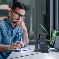 Dėklas Dux Ducis "Rafi II Mag" Samsung S938 S25 Ultra Juodas