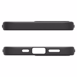 Spigen Liquid Air Mag MagSafe iPhone 16e dėklas - Matinis juodas