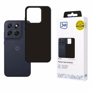 3mk „Matt Case“ dėklas, skirtas „Motorola Moto G87“ – juodas
