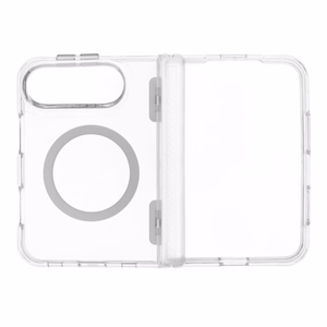 Skaidrus Forcell F-Protect 4sD-i Clear 2.5 mm Premium Hinge dėklas iPhone Duo, suderinamas su MagSafe