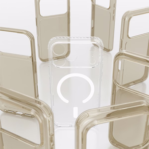 AmazingThing Titan Pro Lens dėklas, skirtas iPhone 18 Pro, su kameros apsauga ir dirželio tvirtinimu, suderinamas su MagSafe – spalva: skaidri