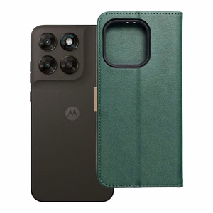 Flip case for Motorola G67 / G77 Split Book green and gold