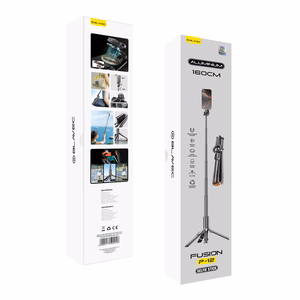 Blavec Selfie Stick Aluminium Fusion P-12 Magsafe Auto pop штатив + пульт дистанционного управления 1,60 м (SSFP12-MTRAPB160) черный