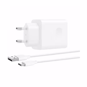 Įkroviklis Huawei CP404B SuperCharge 22.5W USB-A + USB-A to USB-C cable 1.0m baltas