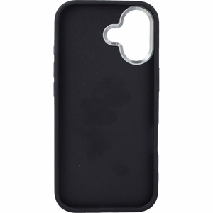 GUESS dėklas telefonui IPHONE 17 GUHCP17SP4G4SMCK (4G PU odos dėklas su dideliu 4G ir klasikiniu logotipu bei sidabriniu metaliniu kameros rėmeliu) juodas