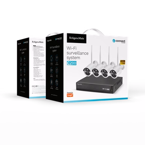 Kruger&Matz Connect C200 Tuya Wi-Fi stebėjimo rinkinys