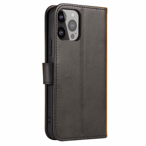 Magnet Case atverčiamas piniginės tipo dėklas su stovu Honor Magic5, juodas