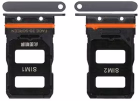 SIM kortelės laikiklis Xiaomi 12/12X Black ORG
