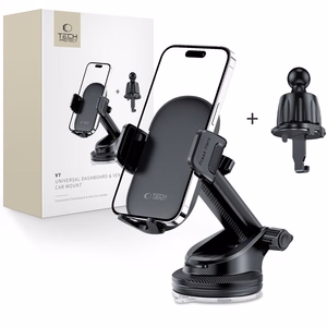 Tech-Protect V7 automobilio telefono laikiklis prietaisų skydeliui / oro angai - juodas