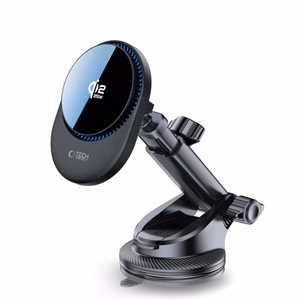 Tech-Protect V21 MagSafe Car Holder with 25W QI2.2 Inductive Charger for Cockpit/Windshield/Air Vent - Black