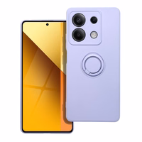 Silikoninis žiedinis dėklas telefonui XIAOMI Redmi Note 13 5G - violetinis