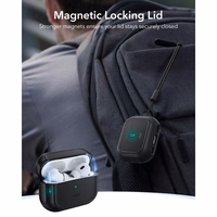 ESR Orbit HaloLock MagSafe dėklas AirPods Pro 3 juodas