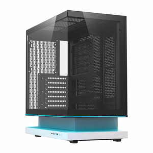 DarkFlash F1 ATX kompiuterio korpusas su 6 ventiliatoriais, baltas